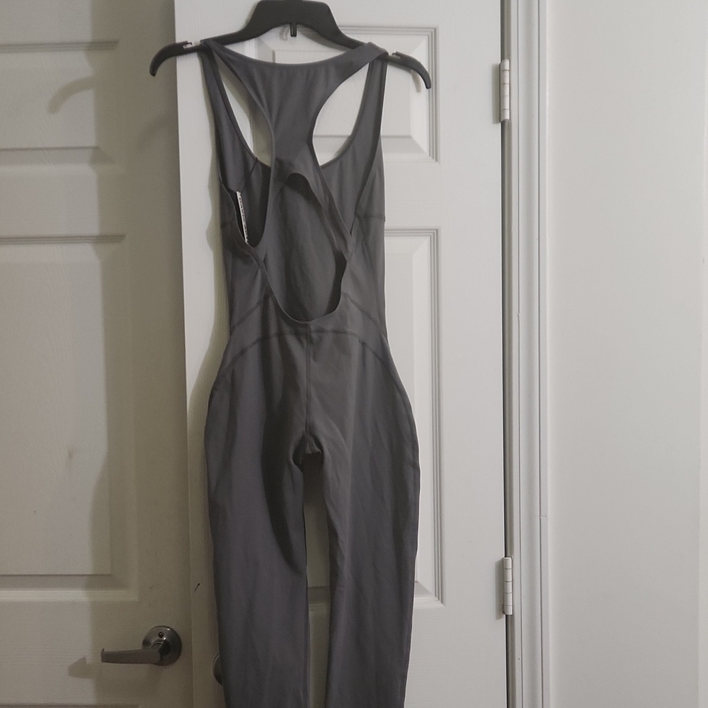 Gray Sleeveless Jumpsuit